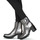 Παπούτσια Γυναίκα Μποτίνια Freelance JUSTY 7 SMALL GERO BUCKLE Silver