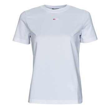 Υφασμάτινα Γυναίκα T-shirt με κοντά μανίκια Diesel T-REG-MICRODIV Άσπρο