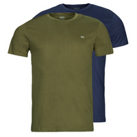 Υφασμάτινα Άνδρας T-shirt με κοντά μανίκια Diesel UMTEE-RANDAL-TUBE-TW Kaki / Marine