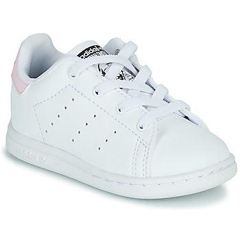 Παπούτσια Κορίτσι Χαμηλά Sneakers adidas Originals STAN SMITH EL I Άσπρο / Ροζ