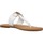 Παπούτσια Γυναίκα Σανδάλια / Πέδιλα Tommy Hilfiger TH HARDWARE FLAT LEATHER Άσπρο
