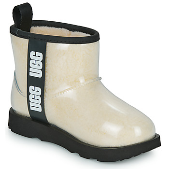 Παπούτσια Κορίτσι Μπότες UGG KIDS' CLASSIC CLEAR MINI II Beige / Black
