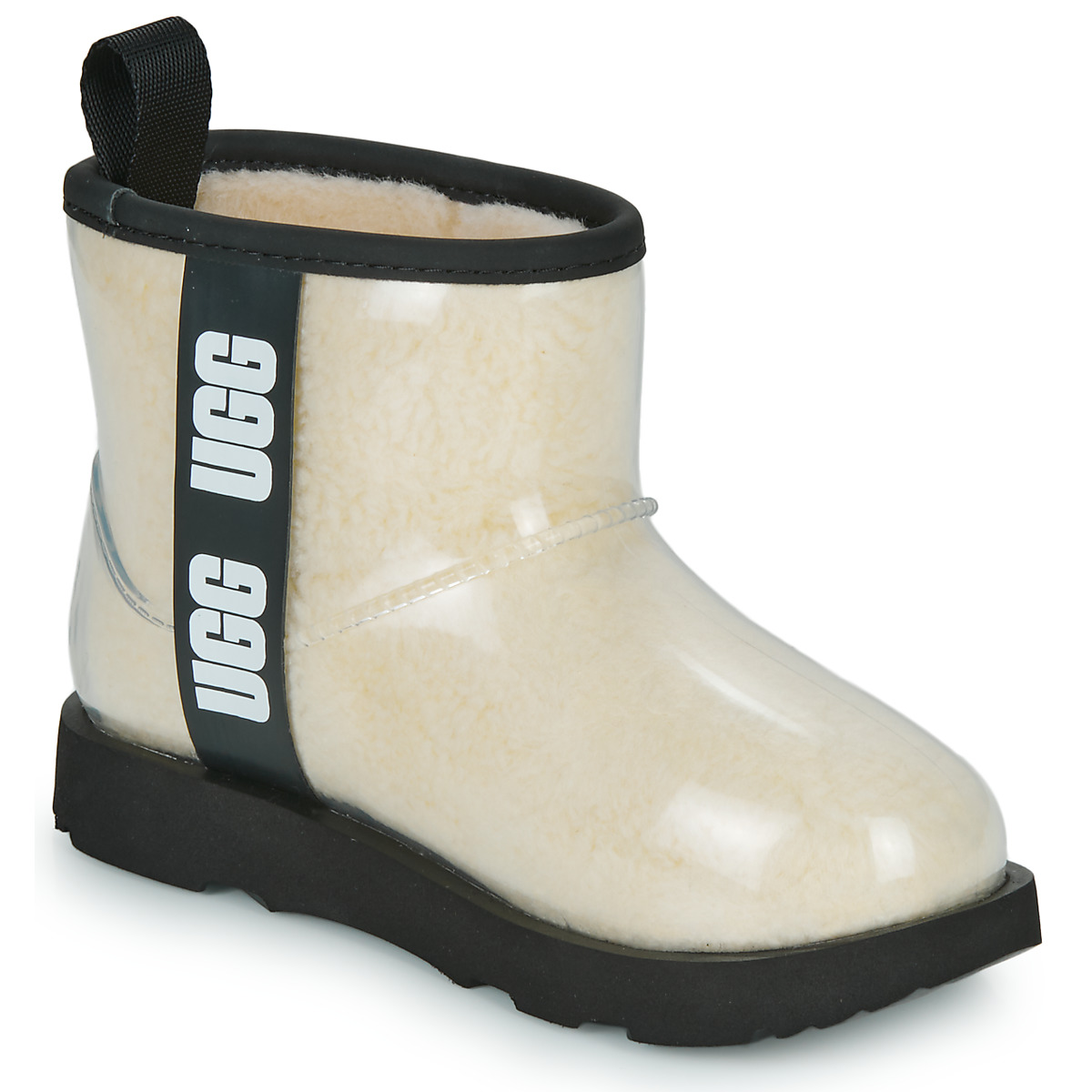 Παπούτσια Παιδί Μπότες UGG KIDS' CLASSIC CLEAR MINI II Beige / Black