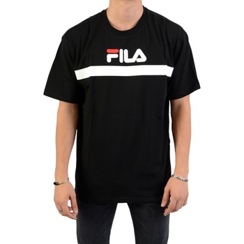 Υφασμάτινα Άνδρας T-shirt με κοντά μανίκια Fila 134619 Black