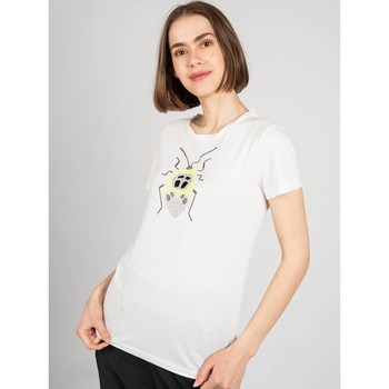 Υφασμάτινα Γυναίκα T-shirt με κοντά μανίκια Patrizia Pepe 2M3922/A4V5 | Maglia Άσπρο