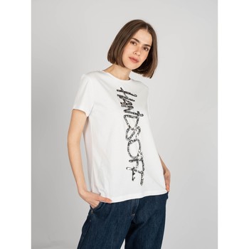Υφασμάτινα Γυναίκα T-shirt με κοντά μανίκια Patrizia Pepe 8J0913/A4V5 | Maglia Άσπρο
