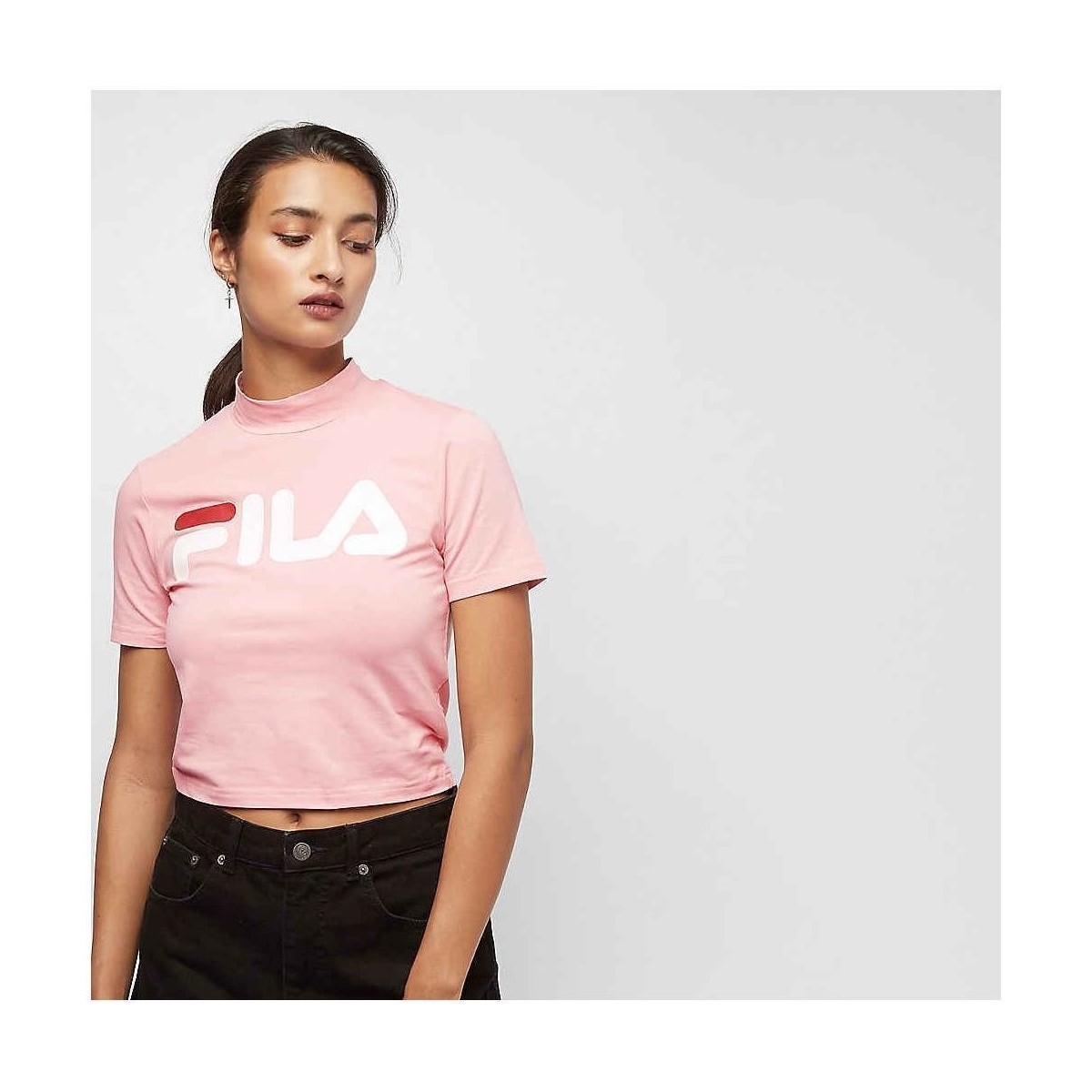 Υφασμάτινα Γυναίκα T-shirts & Μπλούζες Fila VERY TURTLE TEE Ροζ