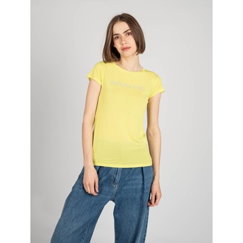Υφασμάτινα Γυναίκα T-shirt με κοντά μανίκια Patrizia Pepe  Yellow