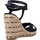 Παπούτσια Γυναίκα Σανδάλια / Πέδιλα Tommy Hilfiger FEMININE HIGH WEDGE SAND Μπλέ