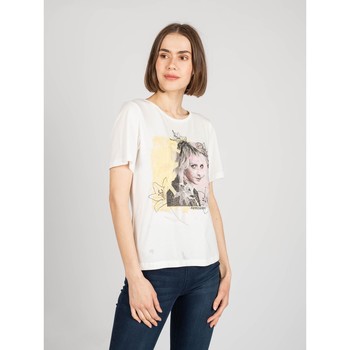 Υφασμάτινα Γυναίκα T-shirt με κοντά μανίκια Patrizia Pepe  Άσπρο