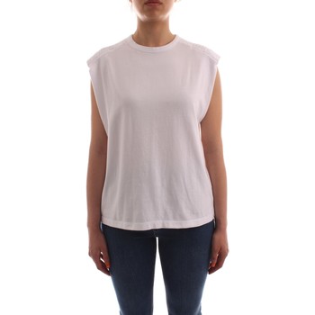 Υφασμάτινα Γυναίκα Αμάνικα / T-shirts χωρίς μανίκια Roy Rogers P22RND752C7480111 Άσπρο