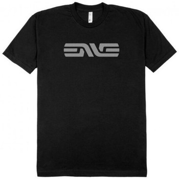 Υφασμάτινα T-shirt με κοντά μανίκια Enve T-shirt  Logo Black