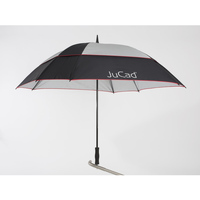 Αξεσουάρ Παιδί ομπρέλες Jucad Parapluie de forme carrée double voilure avec tige Black
