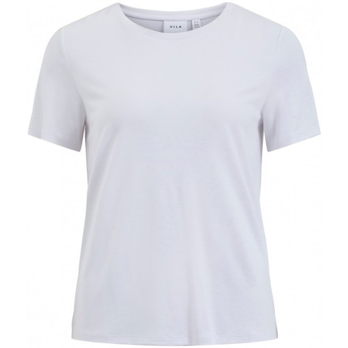 Υφασμάτινα Γυναίκα Φούτερ Vila Modala O Neck T-Shirt - Optical Snow Άσπρο