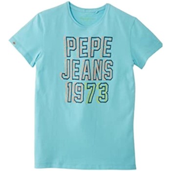 Υφασμάτινα Αγόρι T-shirt με κοντά μανίκια Pepe jeans  Μπλέ