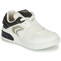 Παπούτσια Αγόρι Χαμηλά Sneakers Geox J XLED B. B - MESH+GEOBUCK Άσπρο / Black