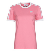 Υφασμάτινα Γυναίκα T-shirt με κοντά μανίκια adidas Originals 3 STRIPES TEE Ροζ / Bonheur