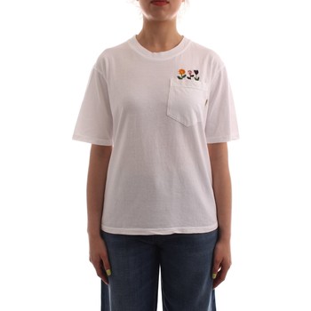 Υφασμάτινα Γυναίκα T-shirt με κοντά μανίκια Roy Rogers P22RND587C748XXXX Άσπρο