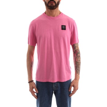 Υφασμάτινα Άνδρας T-shirt με κοντά μανίκια Blauer 22SBLUH02151006206 Ροζ