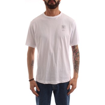 Υφασμάτινα Άνδρας T-shirt με κοντά μανίκια Blauer 22SBLUH02138004547 Άσπρο