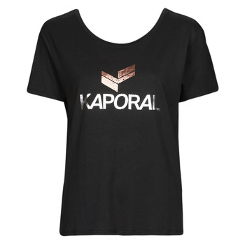 Υφασμάτινα Γυναίκα T-shirt με κοντά μανίκια Kaporal FABY Black