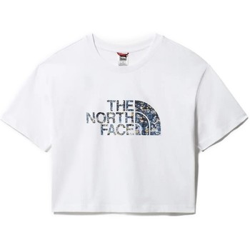 Υφασμάτινα Γυναίκα T-shirts & Μπλούζες The North Face W CROPPED EASY TEE Άσπρο