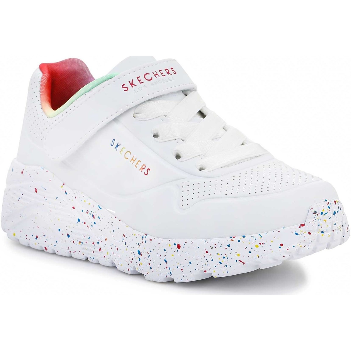 Παπούτσια Κορίτσι Σανδάλια / Πέδιλα Skechers Uno Lite - RAINBOW SPECKS 310457-WMLT Άσπρο