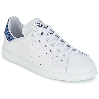 Παπούτσια Χαμηλά Sneakers Victoria DEPORTIVO BASKET PIEL Άσπρο / Μπλέ