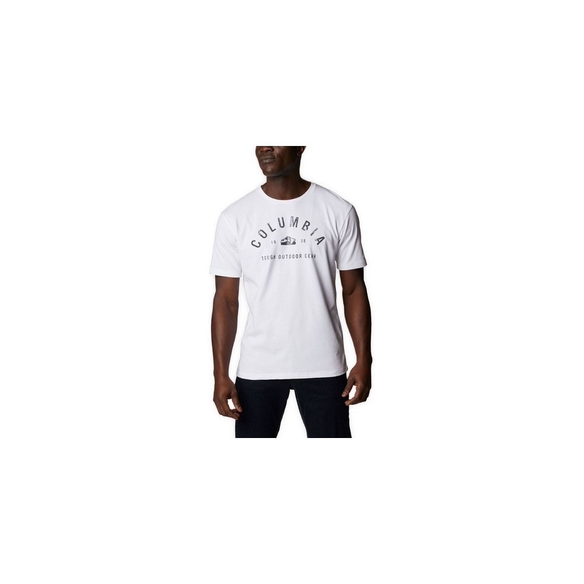 Υφασμάτινα Άνδρας T-shirts & Μπλούζες Columbia M GRAPHIC SS TEE BLANC Άσπρο