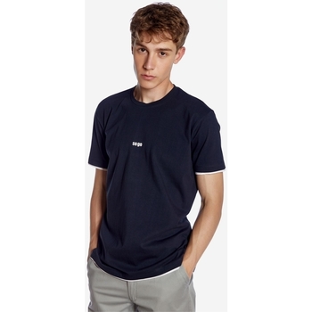 Υφασμάτινα Άνδρας T-shirts & Μπλούζες Sogo ΑΝΔΡΙΚΟ T-SHIRT MARINE