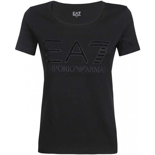 Υφασμάτινα Γυναίκα T-shirts & Μπλούζες Emporio Armani EA7 3LTT46 TJFVZ Black
