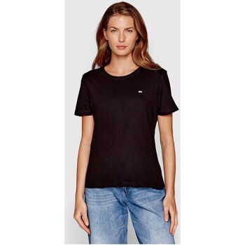 Υφασμάτινα Γυναίκα T-shirts & Μπλούζες Tommy Jeans DW0DW14616 Black