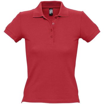 Sols PEOPLE - POLO MUJER Red
