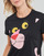 Υφασμάτινα Γυναίκα T-shirt με κοντά μανίκια Desigual HELLO PINK PANTHER Black