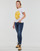 Υφασμάτινα Γυναίκα T-shirt με κοντά μανίκια Desigual RIA Άσπρο / Yellow