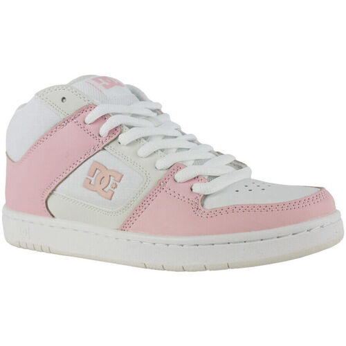 Παπούτσια Γυναίκα Sneakers DC Shoes Manteca 4 mid ADJS100147 WHITE/PINK (WPN) Άσπρο