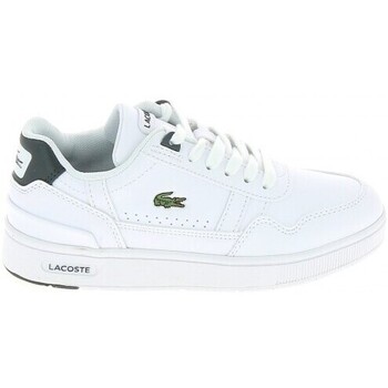 Παπούτσια Αγόρι Χαμηλά Sneakers Lacoste T Clip C Blanc Vert Άσπρο