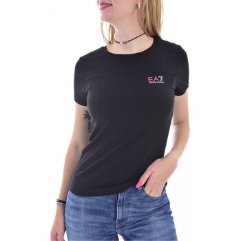 Υφασμάτινα Γυναίκα T-shirts & Μπλούζες Emporio Armani EA7 3LTT03 TJCYZ Black