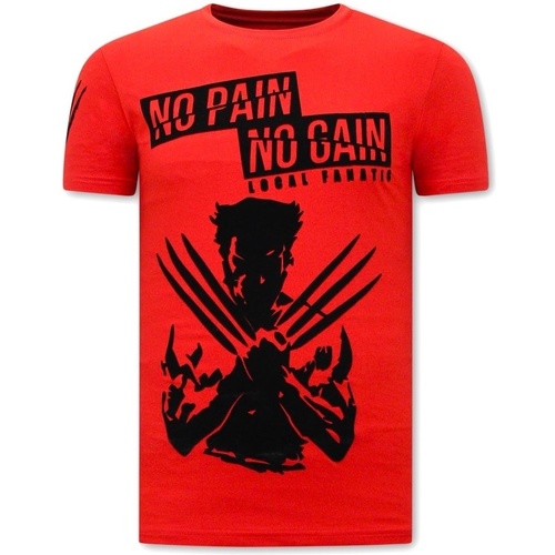 Υφασμάτινα Άνδρας T-shirt με κοντά μανίκια Local Fanatic 135422629 Red