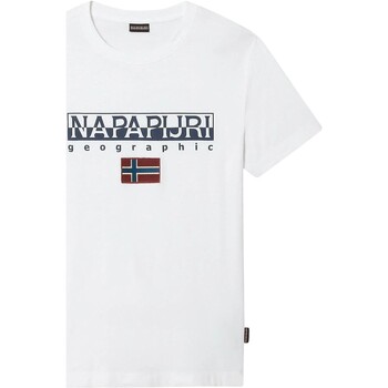 Υφασμάτινα Άνδρας T-shirt με κοντά μανίκια Napapijri 191644 Άσπρο
