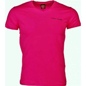 Υφασμάτινα Άνδρας T-shirt με κοντά μανίκια David Copper 6694332 Ροζ