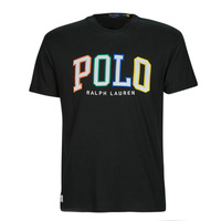 Υφασμάτινα Άνδρας T-shirt με κοντά μανίκια Polo Ralph Lauren SSCNCLSM1-SHORT SLEEVE-T-SHIRT Black / Polo / Μαυρο