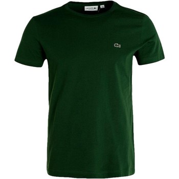 Υφασμάτινα Άνδρας T-shirt με κοντά μανίκια Lacoste CAMISETA VERDE HOMBRE   TH2038 Green