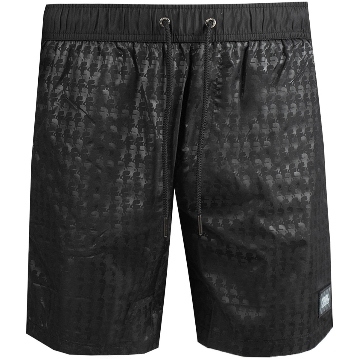 Υφασμάτινα Άνδρας Μαγιώ / shorts για την παραλία Karl Lagerfeld KL22MBM12 | Carry Over - Pied-De-Poule Black