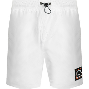 Υφασμάτινα Άνδρας Μαγιώ / shorts για την παραλία Karl Lagerfeld KL22MBM01 | Basic Άσπρο