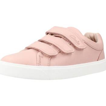 Παπούτσια Κορίτσι Χαμηλά Sneakers Clarks CITY OASISLO K Ροζ