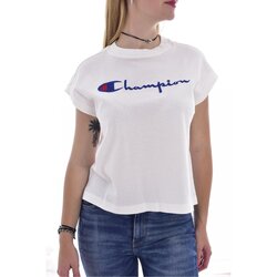 Υφασμάτινα Γυναίκα T-shirts & Μπλούζες Champion 112736 WW001 Άσπρο