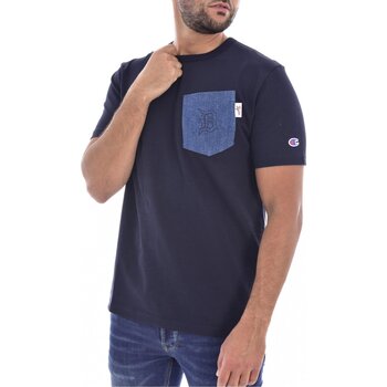 Υφασμάτινα Άνδρας T-shirt με κοντά μανίκια Champion 214627 BS501 Μπλέ