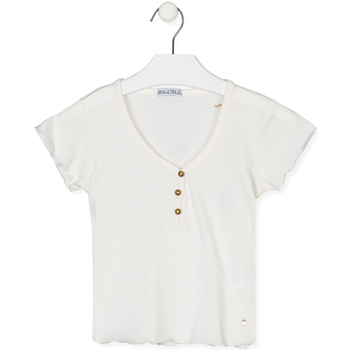 Υφασμάτινα Παιδί T-shirts & Μπλούζες Losan 21G-1022AL Άσπρο