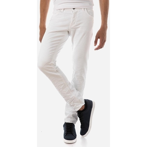 Υφασμάτινα Άνδρας Jeans Brokers ΑΝΔΡΙΚΟ ΠΑΝΤΕΛΟΝΙ JEAN Άσπρο